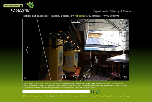 silverlightphotosynth Temple Bar Photosynth - in Silverlight!