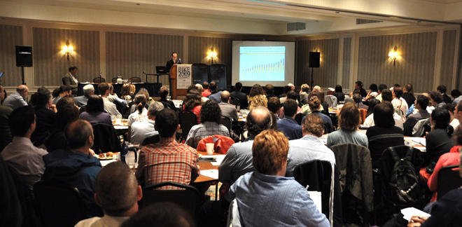 The 2009 Toronto Bike Summit was a packed house