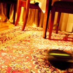 Roomba in Motion Roomba in Motion across the rug