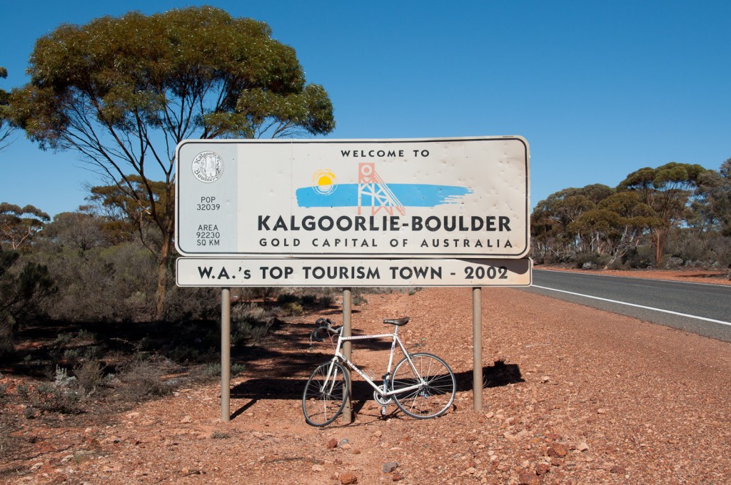 Sign at the edge of town