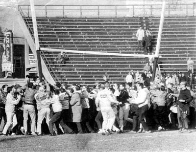 Stealing the goalpost 1955