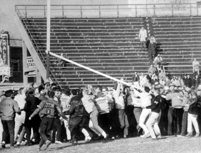 Stealing the goalposts from U of T, 1955
