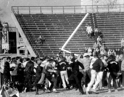 Stealing the goalpost 1955