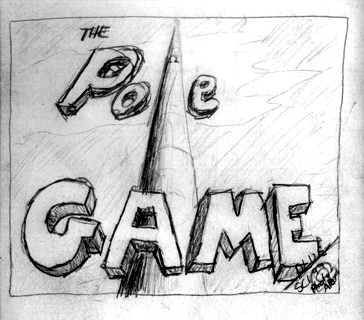 Early conceptual sketch of the Pole Game